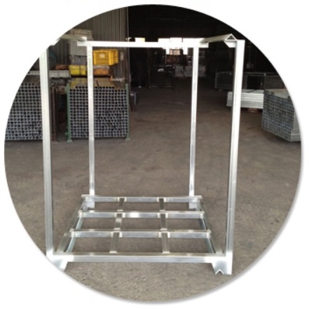 溶融亜鉛ネスティングラック（1100×1100標準パレット用）M3174ECN-11H15S