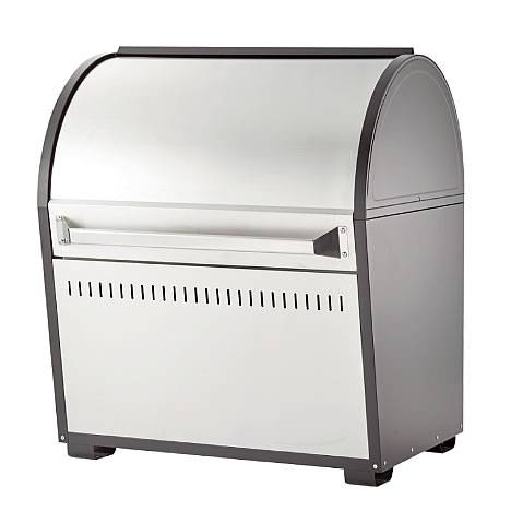 大型ステンレスゴミ箱ステーションM3282S-900W