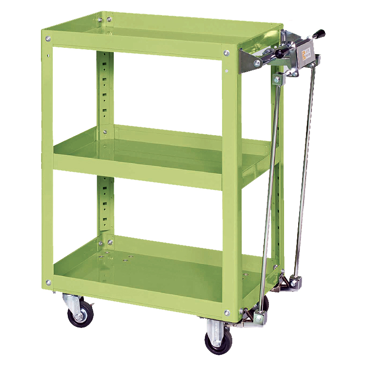 ハンドブレーキ付ワゴンカート(150KG)M350MR-150HBS