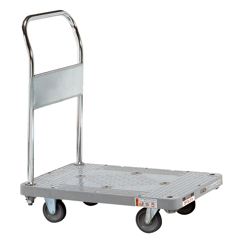 固定ハンドルプラスチック台車(静音キャスター)M350SHN-10KSS