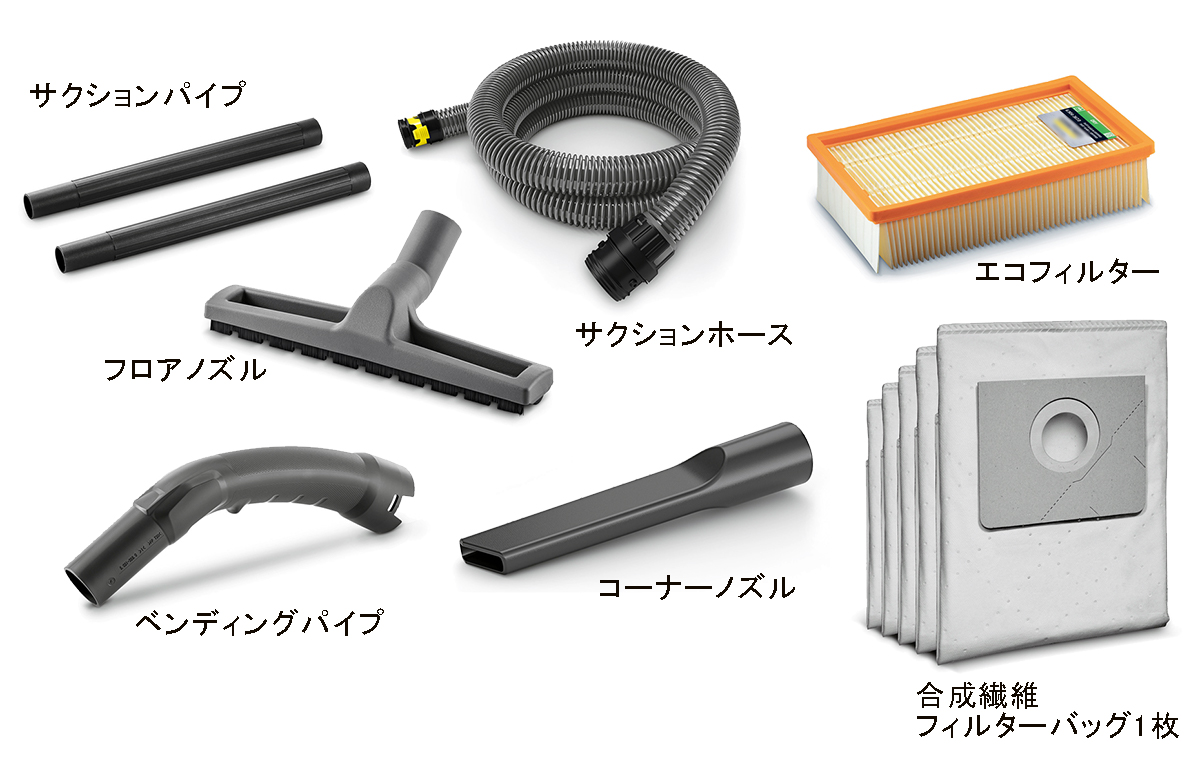 充電式業務用乾湿両用掃除機スタートセット/M372T221-ABSK