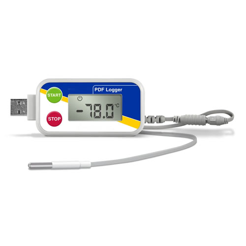 ドライアイス用超低温-80度外部センサー式USB データロガー/M994G-40570D