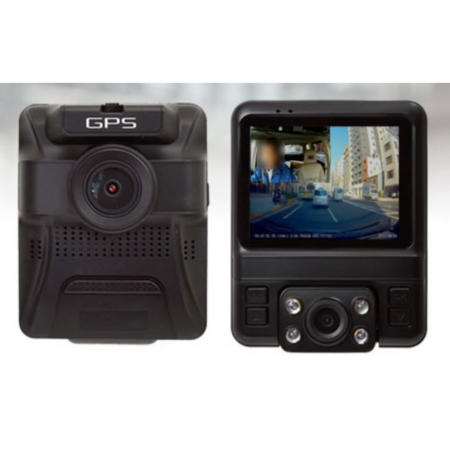 GPS機能付高画質ドライブレコーダ(前後２カメラ)/M1080GPS-785RE