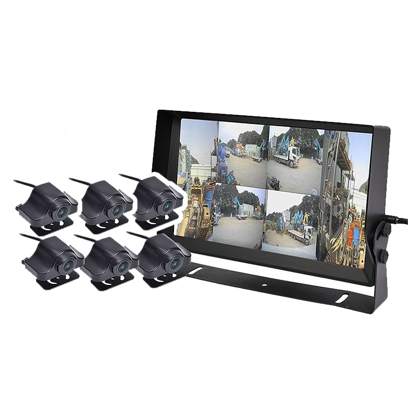 死角確認6カメラ録画機能付ドライブレコーダー/M1080SK-6BSR