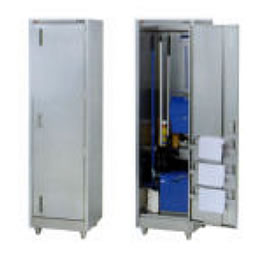 ステンレス掃除用具ロッカー/M2007SL-044LM