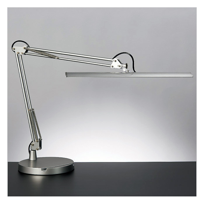 卓上作業LEDライト　スマホ設置スリット付きプレートM2066WL-10DW