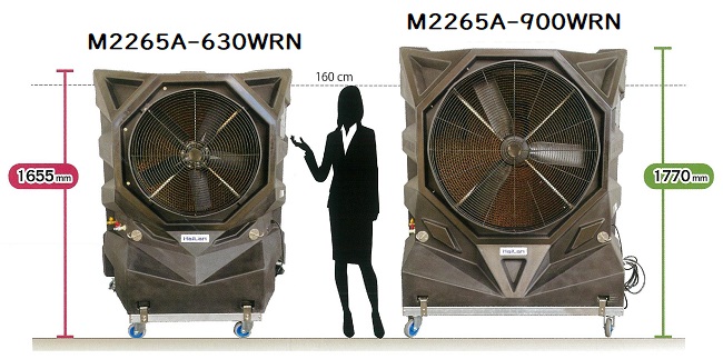 大風量大型冷風機/M2265A-900WRN/測定/包装/物流/専門 - 株式