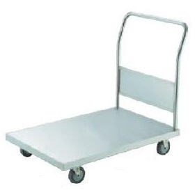 オールステンレス台車(固定ハンドルタイプ・導電ウレタン車輪)/M227S-3-100DUT