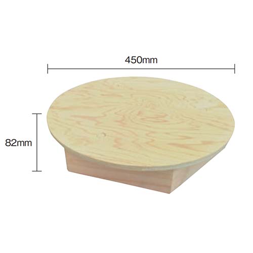 木製電動ターンテーブル回転板/M2708TT-450H