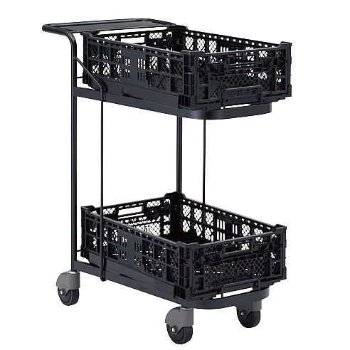 コンテナ2個積みピッキング台車M343X-782PZ