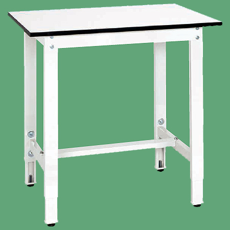 抗菌塗装軽量高さ調整作業台（ホワイト）/M350TK8-096LWS