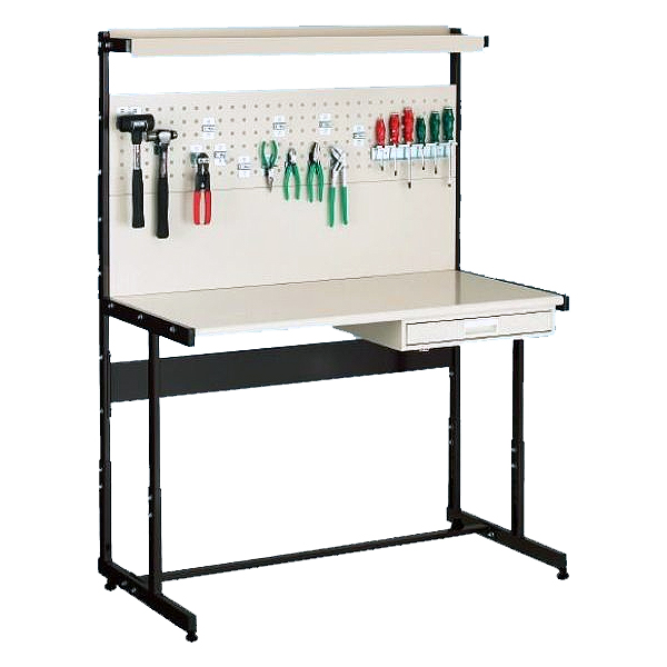 高さ調節式LED付き定置型作業台M39TH-90AS