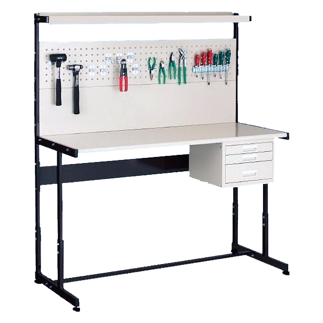 高さ調節式LED付き定置型作業台M39TH-90AS