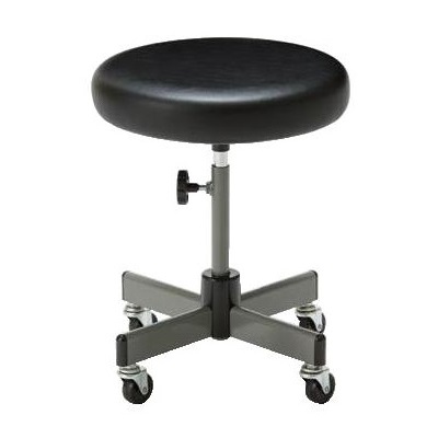 作業用チェア手動上下調節タイプ　キャスター仕様M536A-6KN