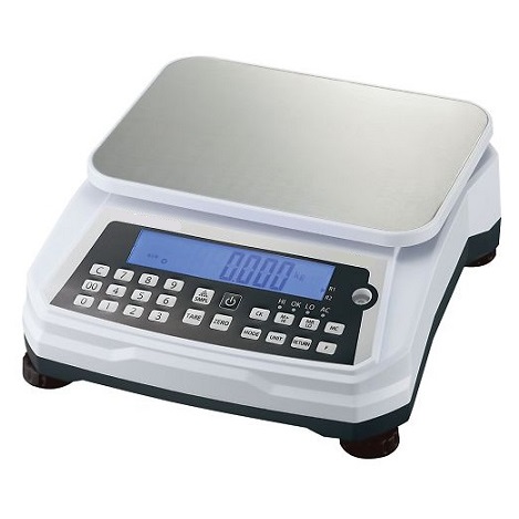 上下限アラームライト付充電式卓上はかり(3Kg)/M585APS-3KG