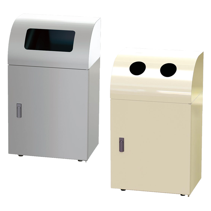 リサイクルゴミ箱(一般ゴミ用)ステンレスヘアライン仕上げM590SE-32-SUSB