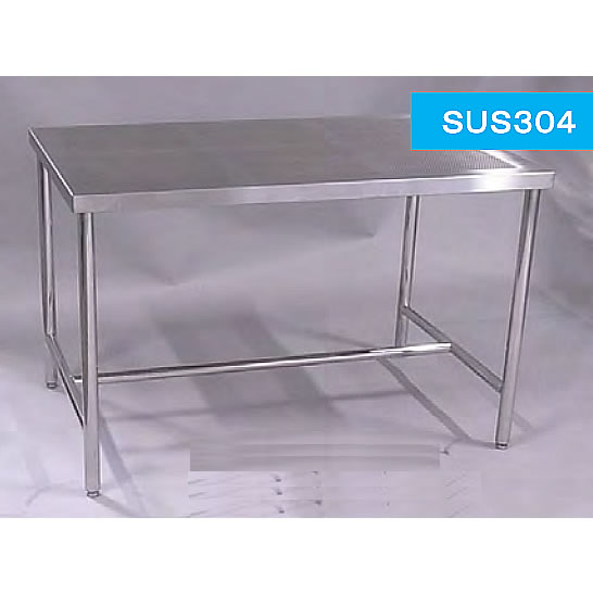 クリーンルーム用折りたたみステンレスパンチング作業台（900×600×750）/M913CL-52RP-37C