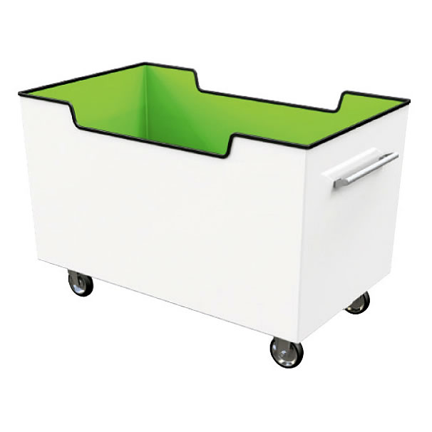 大型カートゴミ箱1000L/MB21P-1000K