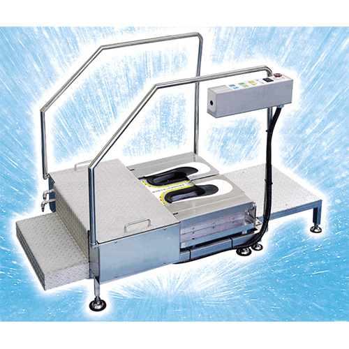 長靴作業靴底空圧水ミックス洗浄機(両足タイプ)/M1234ARW-2B