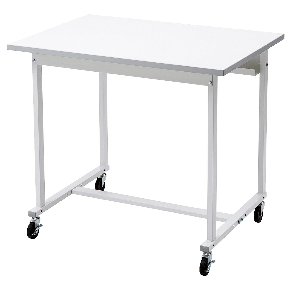 キャスター付き軽量作業台（1000×700×H800mm）/M1375CWD-10070WS
