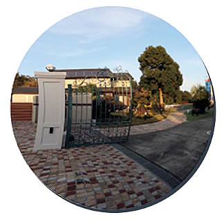 アクリル安全ミラー（φ165mm）/M1417SM-P165C