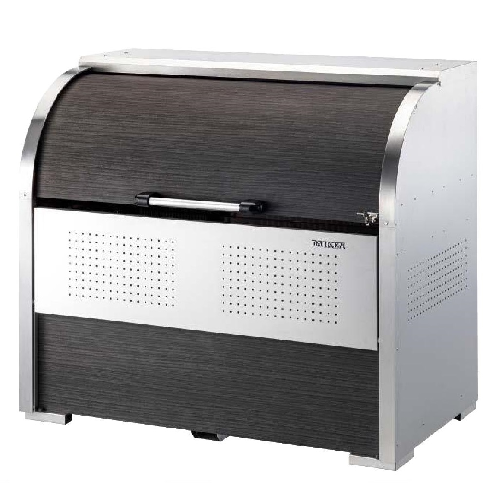 ステンレスゴミ収集庫木目（W1300×D750×H1160mm）/M1584KS-1307-MST