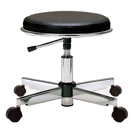 作業椅子（H390～490）ビニールレザー/M2201K-86V11T