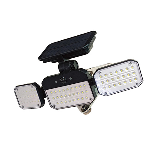 ソーラー３面LEDセンサーライト(マグネット取付ホルダー付)/M2414LED-500MG