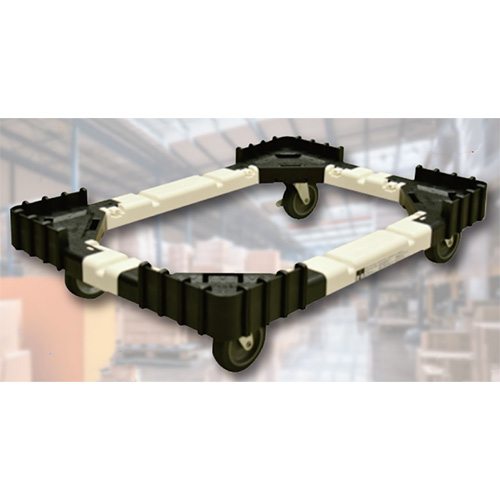 50L折畳コンテナ用樹脂台車/M2697H-50FP