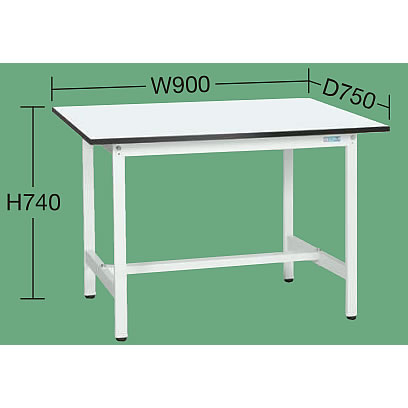 軽量作業台(耐荷重180kgH740mm)/M350A-096MWS