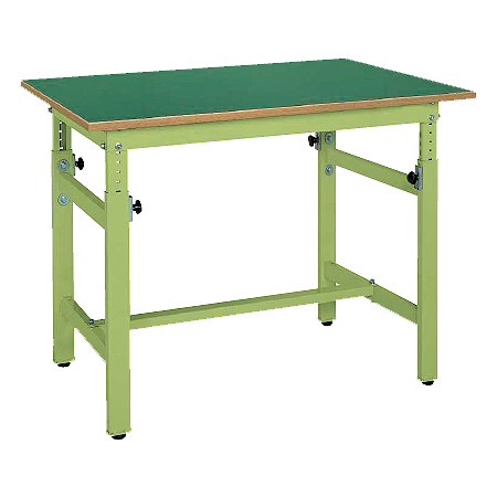 高さ調整軽量作業台　リノリューム天板（1200×750×740～1040）/M350KK300-127FKS