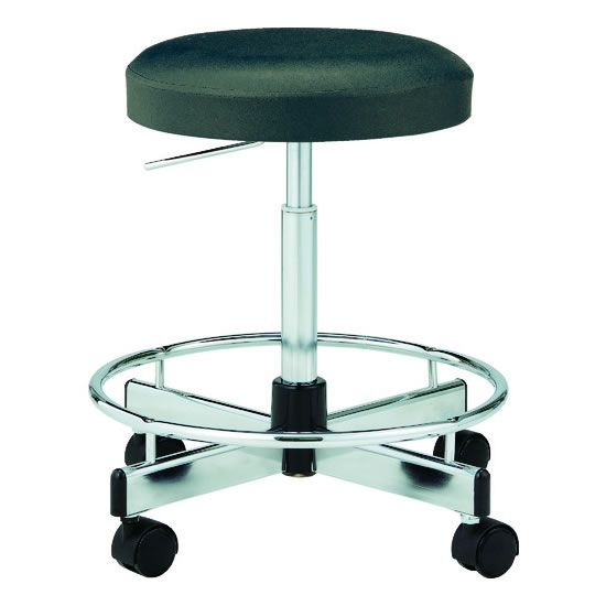 導電チェア　スツールタイプ（ブラック）/M536EC-DE6RZN-BK