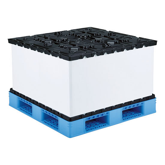 リターナブル樹脂パレットコンテナ/MC31RP-L1111-1050H-3-BLBKS