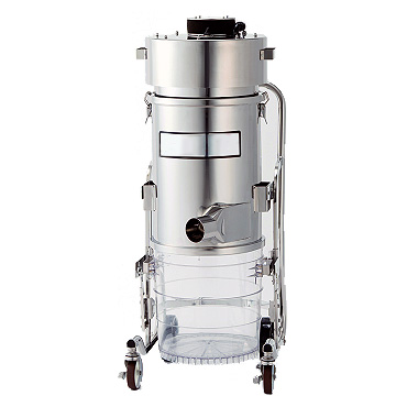 食品工場向け小型軽量移動式乾式連続運転集塵機AC100V(分解洗浄可能) /MC3LW-950WS