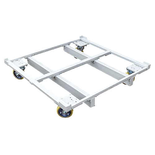パレット台車800kg(低始動力高耐久ウレタンキャスター付)/ME20PTR-800KG