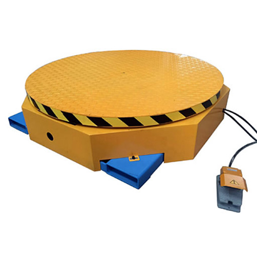 電動回転テーブルストレッチフィルム手動包装機2ton(100V)M286EL-2000KGN Z-0986-1