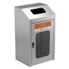 ステンレス製リサイクルゴミ箱　窓付タイプ　70L（一般ゴミ用）/MB21LDS-120SK