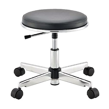 丸椅子ナイロンキャスター/M2201K-86-VBK