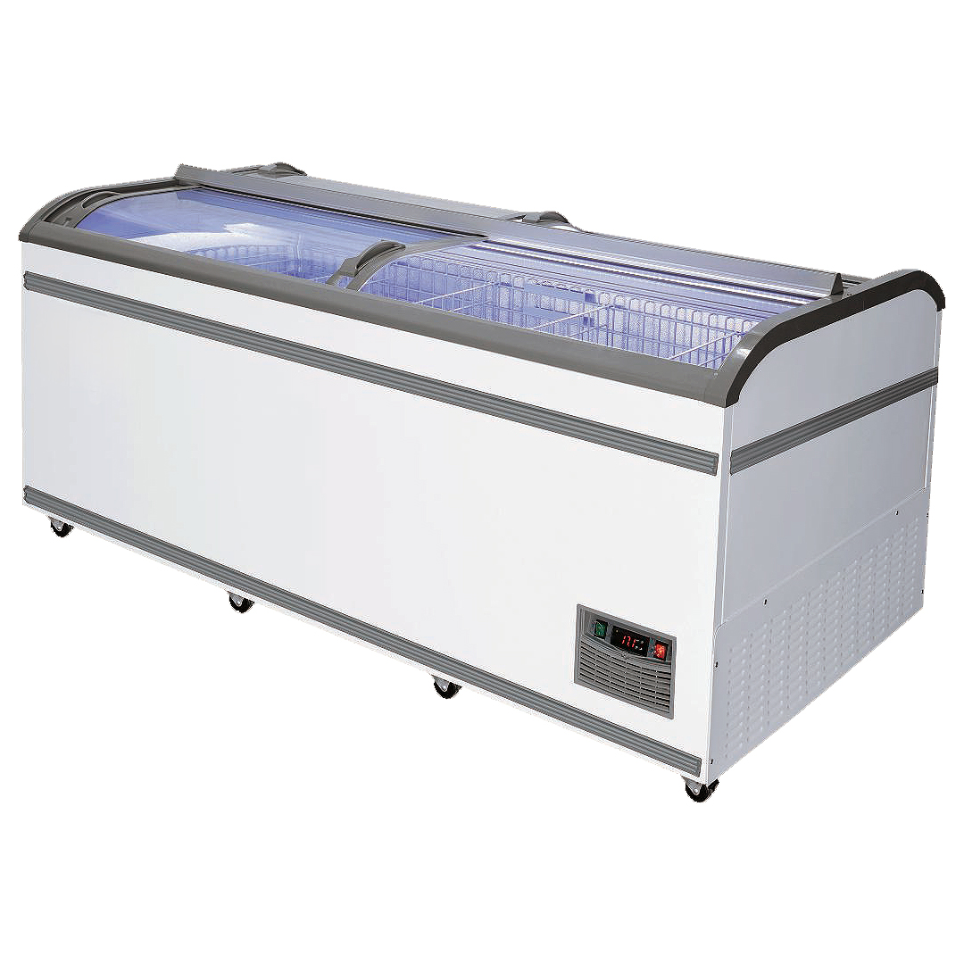 アイランド型ノンフロン大型冷凍ショーケース（-23～-18℃）872L/M2305SMB-872LK