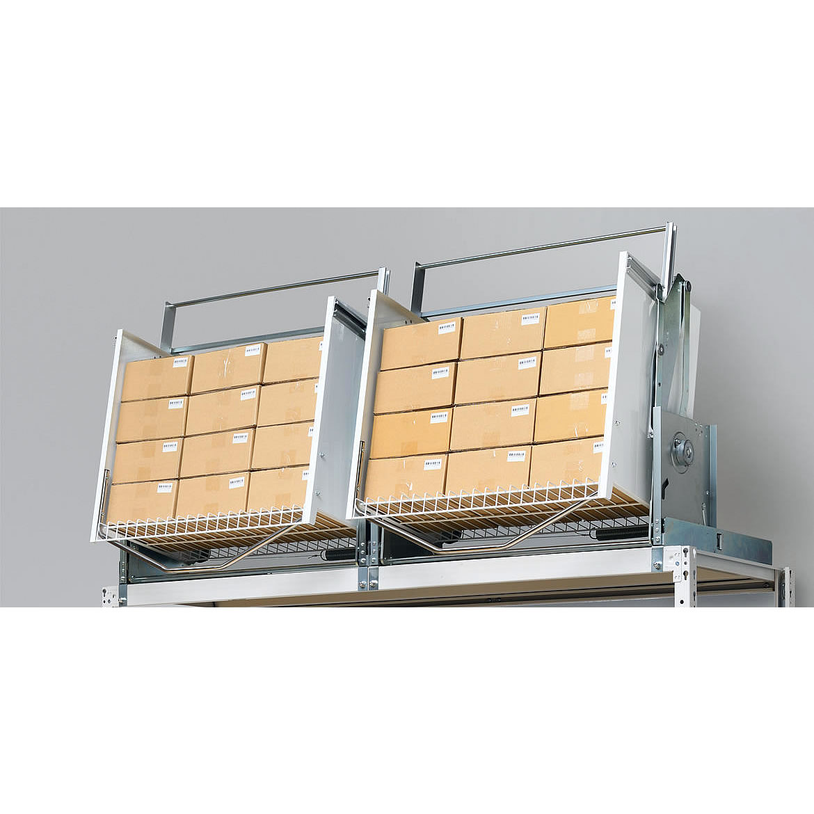 ラックトップ昇降棚(H1800D450)/M3198RT-61044L