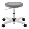 クリーンルーム丸椅子ナイロンキャスター/M2201C81W-VGY