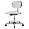 クリーンルームチェアナイロンキャスター/M2201C825N-VWH