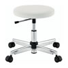 クリーンルーム導電性丸椅子(クラス100)ホワイト/M2201K-81-V83T