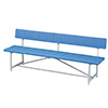 樹脂屋外ベンチ(高密度ポリエチレン)W1800mm/M3472B-1209M-18
