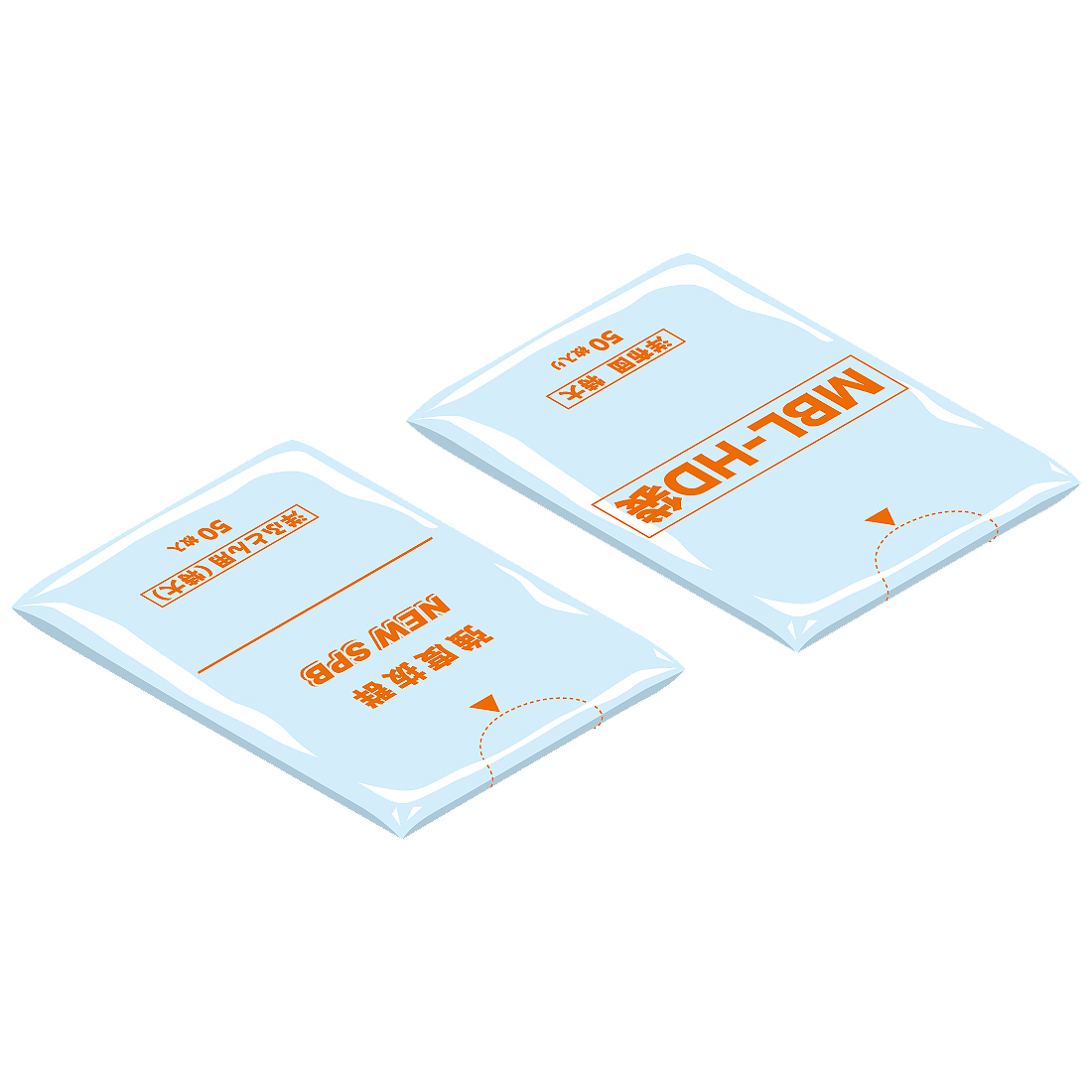 シングル毛布用SPB袋（0.013×550×850mm）/M1059SPB-D01355085M