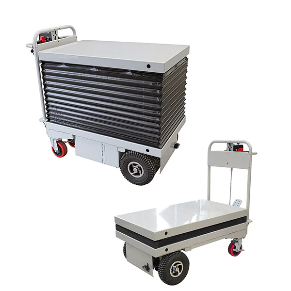 電動走行足踏式油圧昇降リフト台車/M1080EPF-400KG