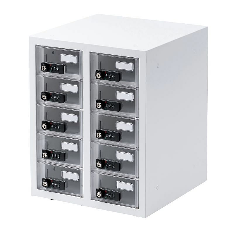 スマートフォン保管庫ダイヤル錠(10台収納)/M1375SF-10CAS