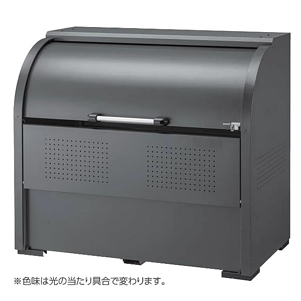 スチールゴミ箱(高耐食溶融メッキ)高級グレー色/M1584KR-1307G-2D
