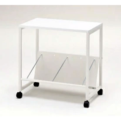 ファイルワゴン傾斜棚タイプ（1段）天板付き/M162FW-013Y-1