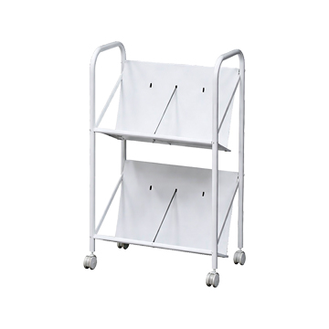 ファイルワゴン傾斜棚タイプ（2段）/M162FW-K14Y-2